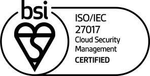 ISO/IEC 27017 クラウドセキュリティ認証マーク
